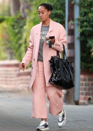 Tracee Ellis Ross - Leaves a business meeting in Beverly Hills
